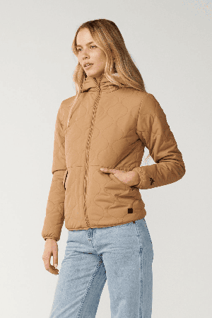 RipCurl Anti-Series Anoeta Classic Women's Jacket | Brown | Surfwax