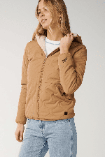 RipCurl Anti-Series Anoeta Classic Moteriška Striukė | Brown | Surfwax