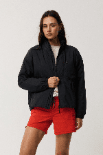 RipCurl Search Series Packable Puffer Moteriška Striukė | Black | Surfwax