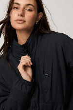 RipCurl Search Series Packable Puffer Moteriška Striukė | Black | Surfwax