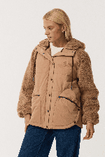 RipCurl Search Series Splice Puffer Women's Jacket | Brown | Surfwax