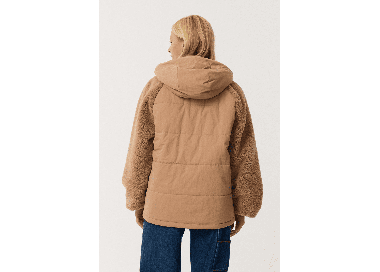 RipCurl Search Series Splice Puffer Women's Jacket | Brown | Surfwax