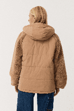 RipCurl Search Series Splice Puffer Women's Jacket | Brown | Surfwax