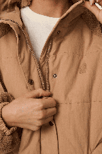RipCurl Search Series Splice Puffer Women's Jacket | Brown | Surfwax