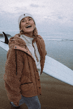 RipCurl Search Series Splice Puffer Women's Jacket | Brown | Surfwax