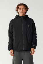 RipCurl Search Series Packable Puffer Men's Jacket | Black | Surfwax