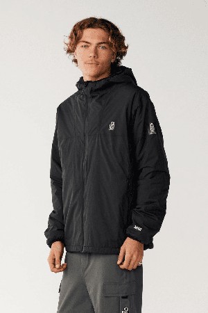 RipCurl Search Series Packable Puffer Men's Jacket | Black | Surfwax
