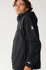 RipCurl Search Series Packable Puffer Men's Jacket | Black | Surfwax