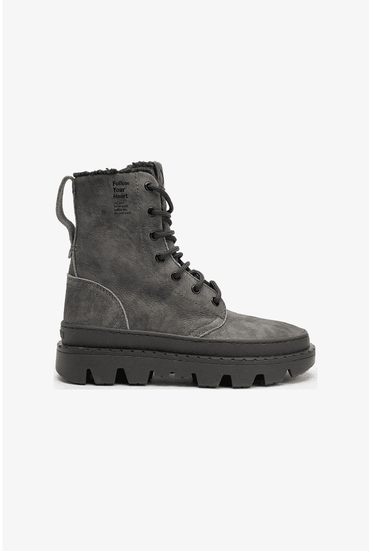 Satorisan Unalome Laces Premium Wool Women's Boots | Color Khakies Black | Surfwax