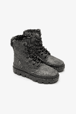 Satorisan Unalome Laces Premium Wool Women's Boots | Color Khakies Black | Surfwax