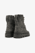 Satorisan Unalome Laces Premium Wool Women's Boots | Color Khakies Black | Surfwax