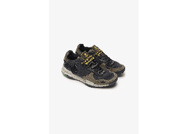 Satorisan Chacrona Premium Men's Sneakers | Color Black Khaki | Surfwax