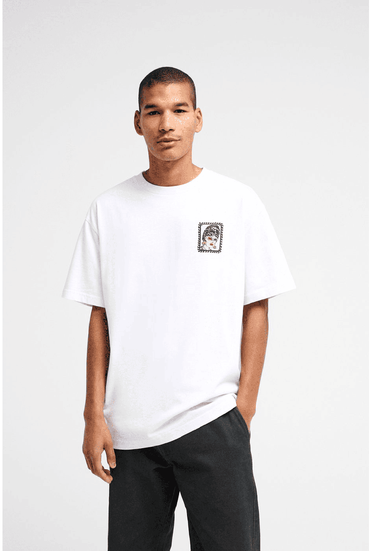 RVCA Barba Bangles Men's T-Shirt | White | Surfwax