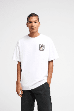 RVCA Barba Bangles Men's T-Shirt | White | Surfwax