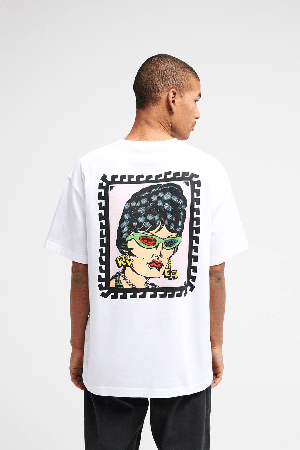 RVCA Barba Bangles Men's T-Shirt | White | Surfwax