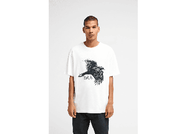 RVCA Horton Raven Men's T-Shirt | Antique White | Surfwax