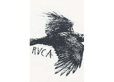 RVCA Horton Raven Men's T-Shirt | Antique White | Surfwax