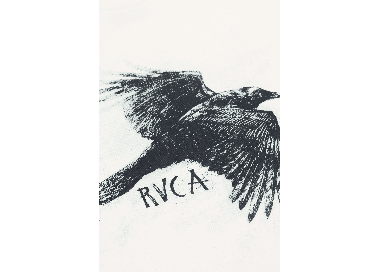 RVCA Horton Raven Men's T-Shirt | Antique White | Surfwax