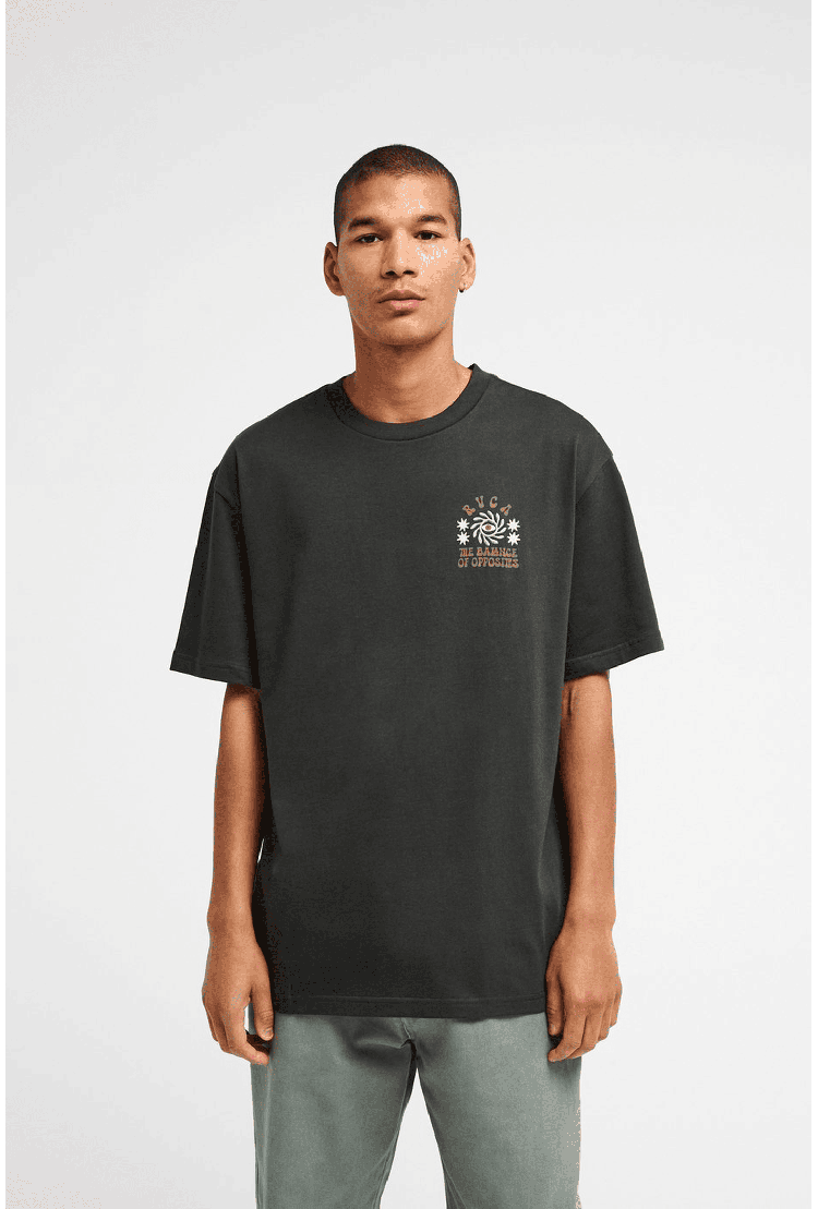 RVCA Iris Men's T-Shirt | Pirate Black | Surfwax