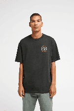 RVCA Iris Men's T-Shirt | Pirate Black | Surfwax