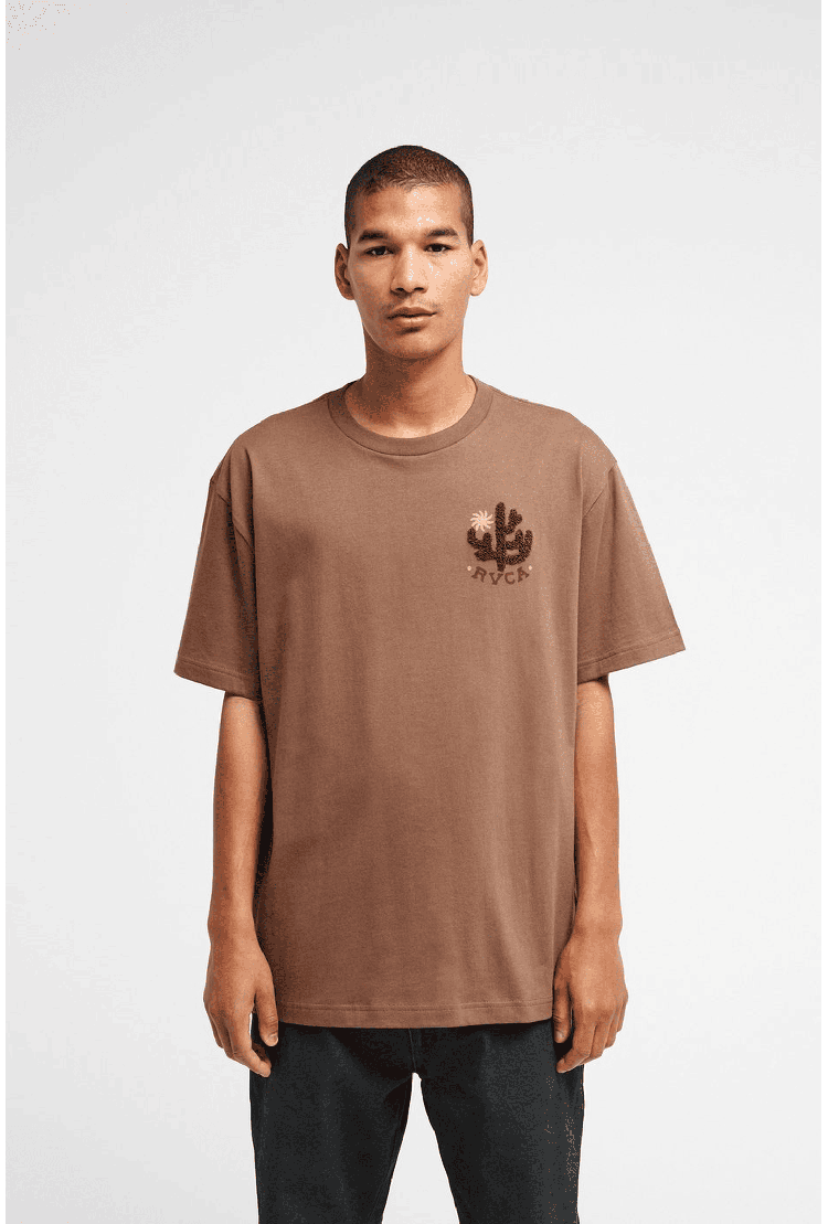 RVCA Sanctum Men's T-Shirt | Wood | Surfwax