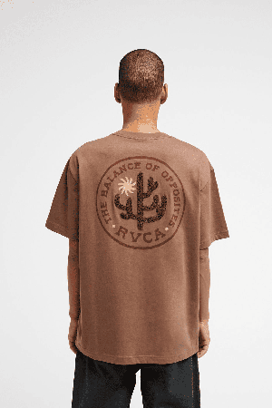 RVCA Sanctum Men's T-Shirt | Wood | Surfwax