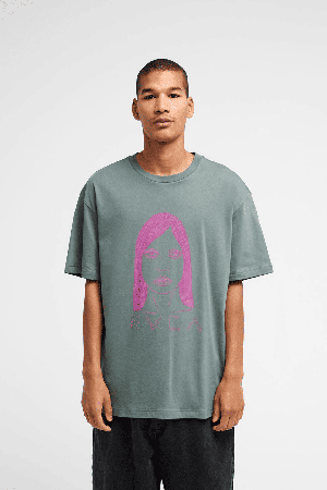 RVCA Sleepy Girl Men's T-Shirt | Balsam | Surfwax