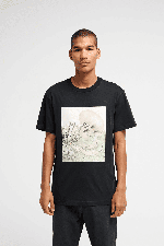 RVCA Sleepy Skeleton Men's T-Shirt | Black | Surfwax