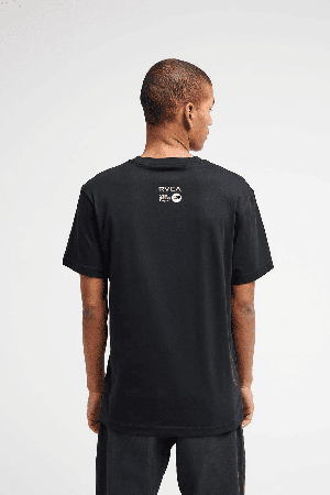 RVCA Sleepy Skeleton Men's T-Shirt | Black | Surfwax