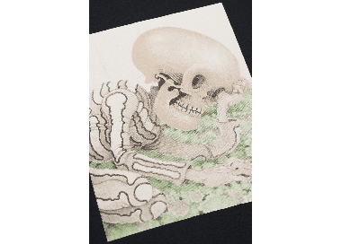 RVCA Sleepy Skeleton Men's T-Shirt | Black | Surfwax