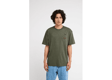 RVCA Nature Calling Pocket Men's T-Shirt | Sage Leaf | Surfwax