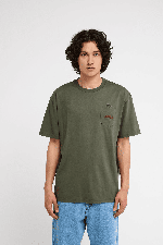 RVCA Nature Calling Pocket Men's T-Shirt | Sage Leaf | Surfwax