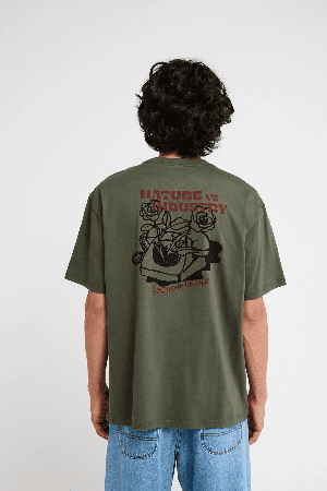RVCA Nature Calling Pocket Men's T-Shirt | Sage Leaf | Surfwax