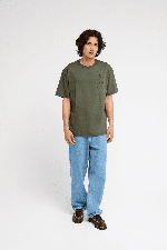 RVCA Nature Calling Pocket Men's T-Shirt | Sage Leaf | Surfwax