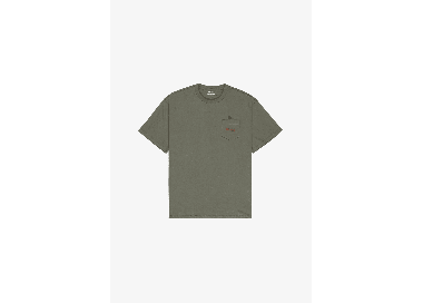 RVCA Nature Calling Pocket Men's T-Shirt | Sage Leaf | Surfwax