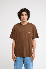 RVCA Nature Calling Pocket Men's T-Shirt | Wood | Surfwax