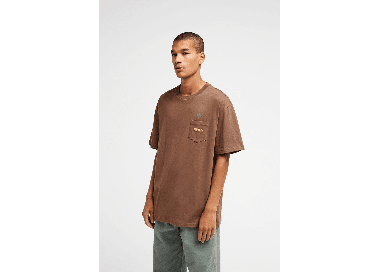RVCA Nature Calling Pocket Men's T-Shirt | Wood | Surfwax