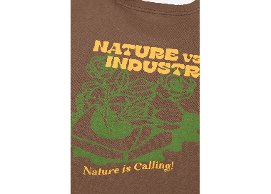 RVCA Nature Calling Pocket Men's T-Shirt | Wood | Surfwax
