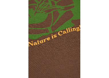 RVCA Nature Calling Pocket Men's T-Shirt | Wood | Surfwax