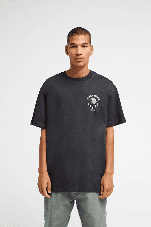 RVCA The Stars Men's T-Shirt | Washed Black | Surfwax