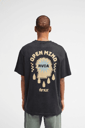 RVCA The Stars Men's T-Shirt | Washed Black | Surfwax