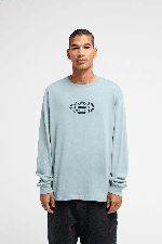 RVCA The World Men's Long Sleeve T-Shirt | Lead | Surfwax