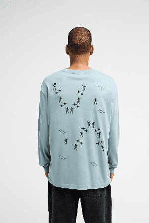 RVCA The World Men's Long Sleeve T-Shirt | Lead | Surfwax