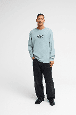 RVCA The World Men's Long Sleeve T-Shirt | Lead | Surfwax
