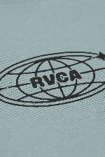 RVCA The World Men's Long Sleeve T-Shirt | Lead | Surfwax