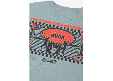 RVCA The World Men's T-Shirt | Lead | Surfwax