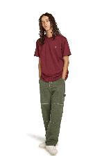 Element Icon Embroidery Men's T-Shirt | Zinfandel | Surfwax