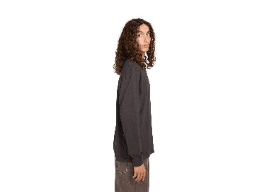 Element Lowcase Pigment Men's Long Sleeve T-Shirt | Off Black | Surfwax