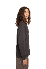 Element Lowcase Pigment Men's Long Sleeve T-Shirt | Off Black | Surfwax