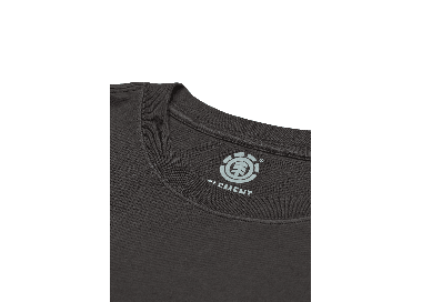 Element Lowcase Pigment Men's Long Sleeve T-Shirt | Off Black | Surfwax